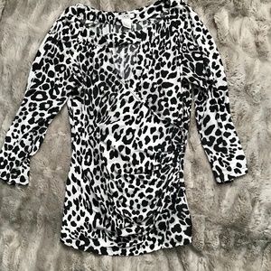CACHE Cheetah Blouse